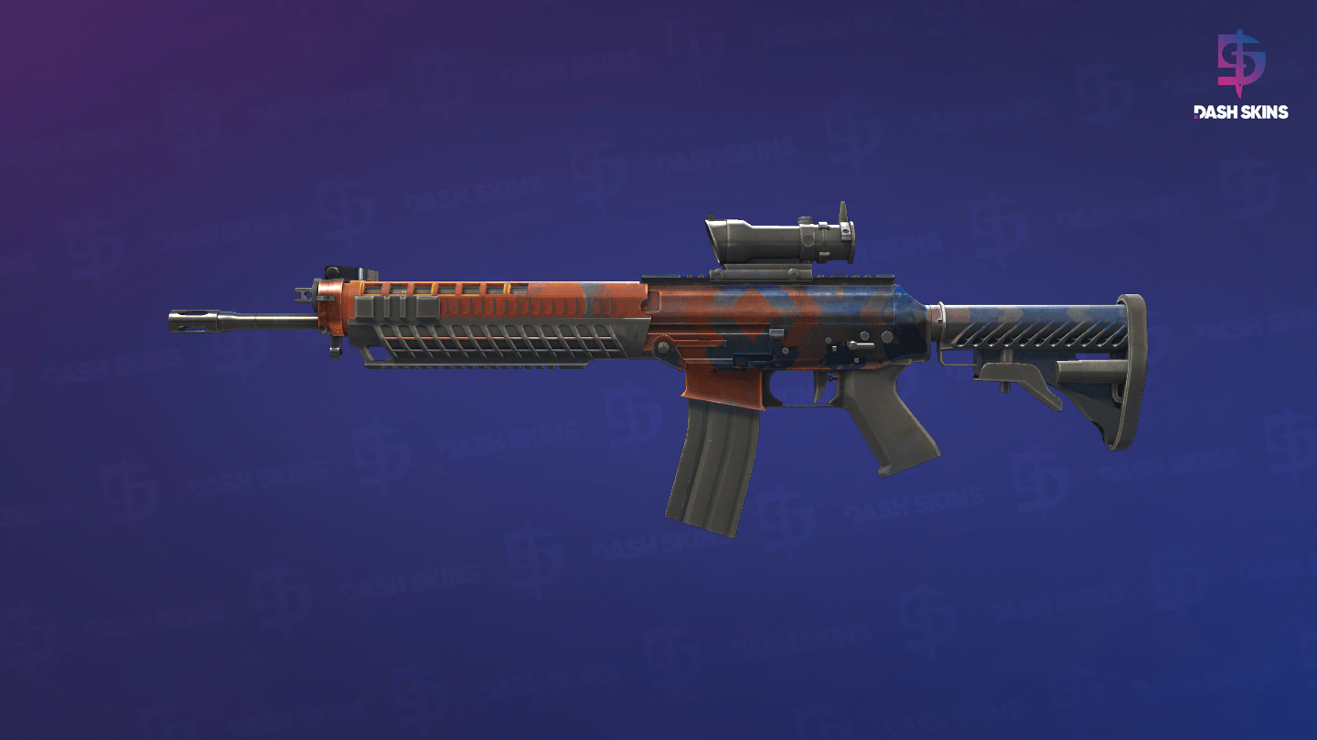 SG 553 | Danger Close (Factory New) Screenshot Playside