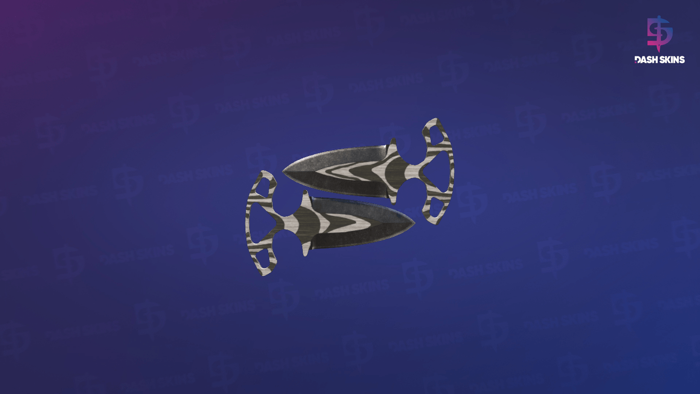 ★ Shadow Daggers | Black Laminate (Minimal Wear) Screenshot Playside