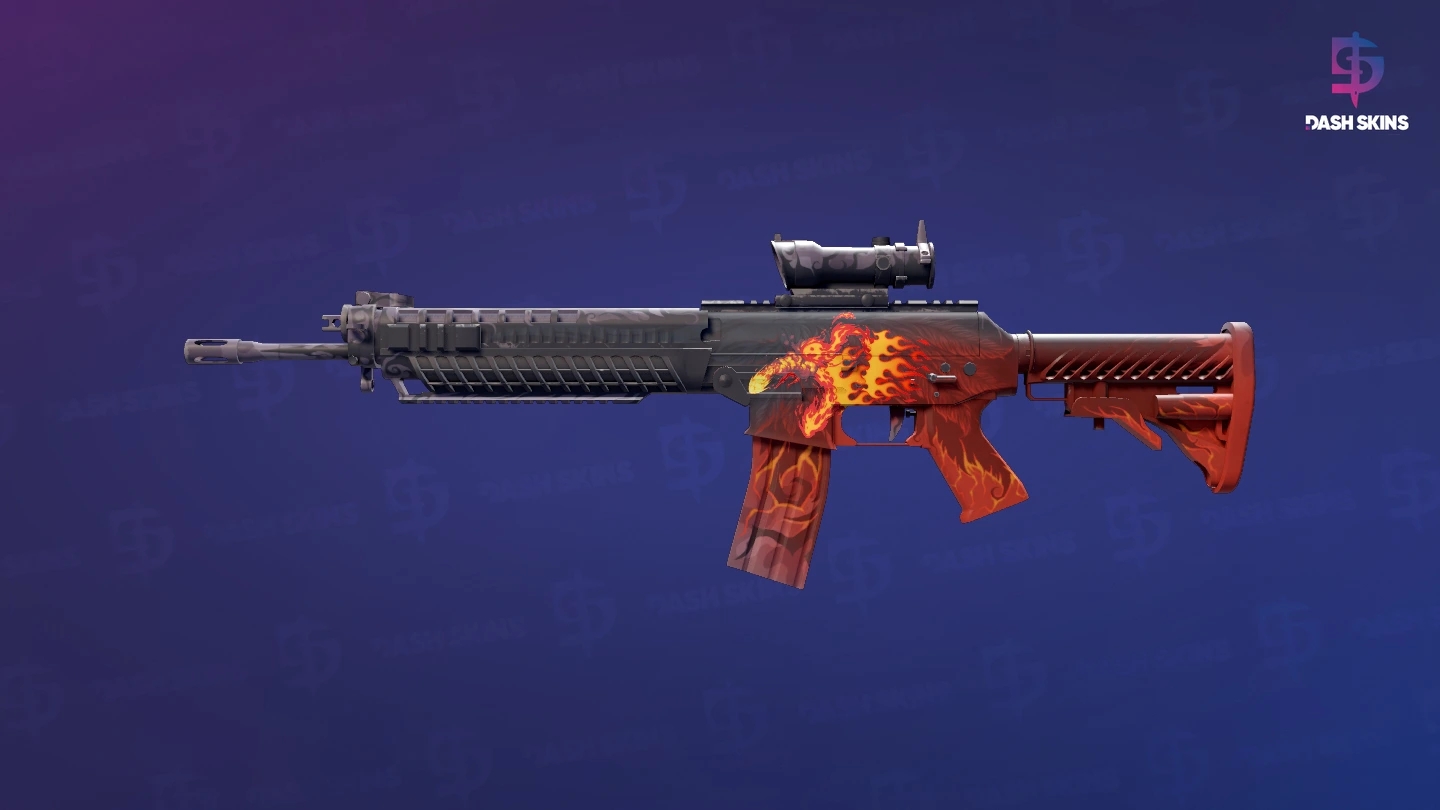 SG 553 | Darkwing (Field-Tested) Screenshot Playside