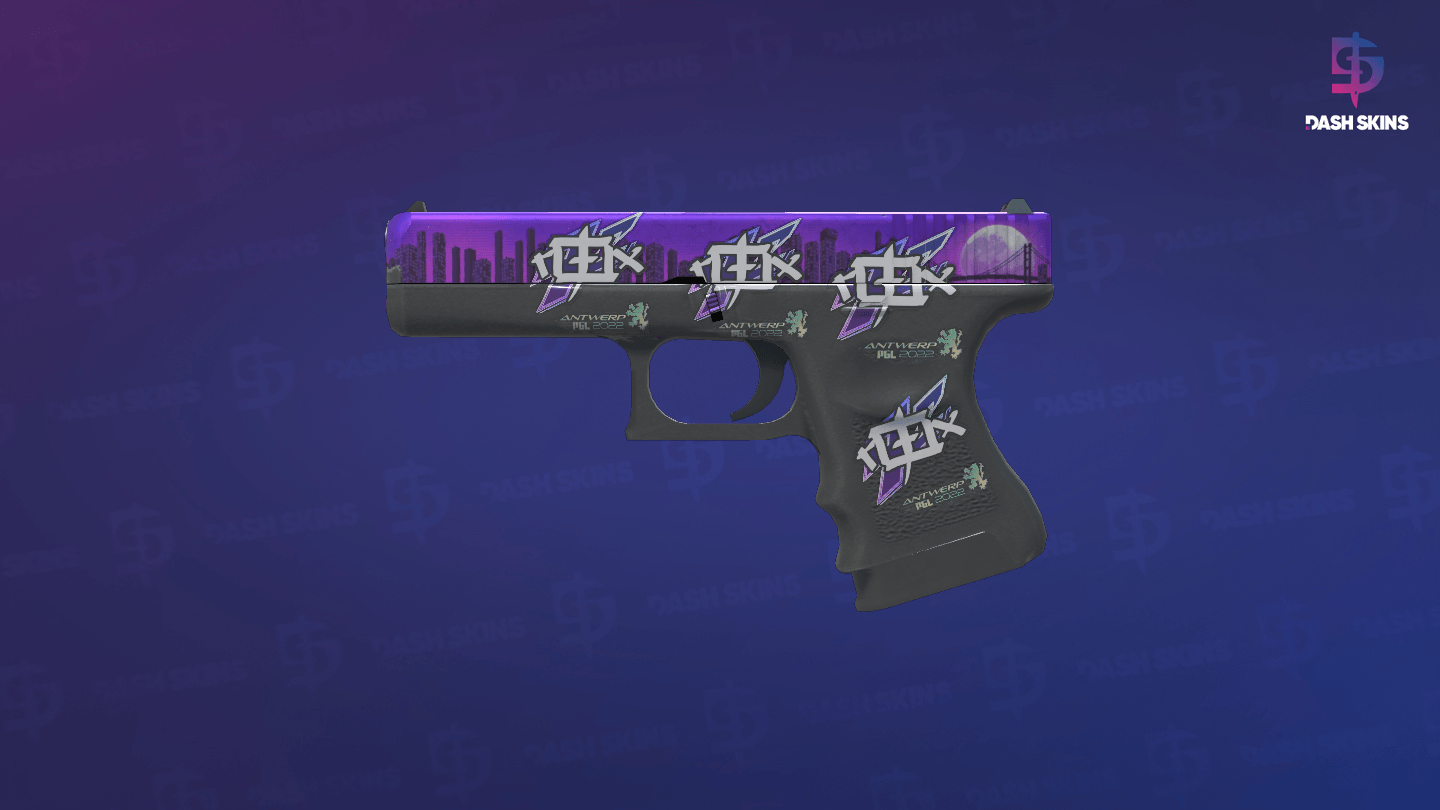Glock-18 | Moonrise (Minimal Wear) Screenshot Playside