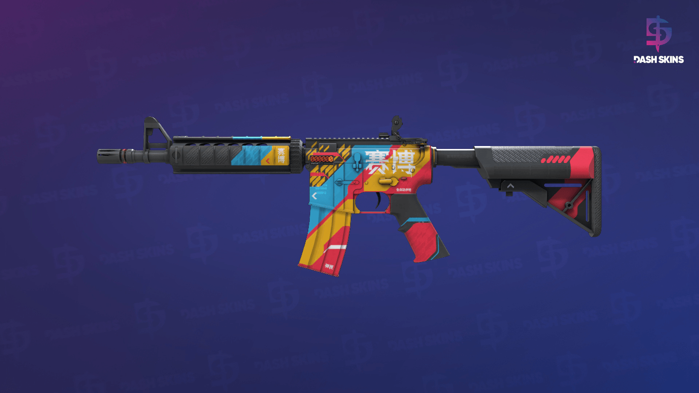 StatTrak™ M4A4 | Cyber Security (Factory New) Screenshot Playside