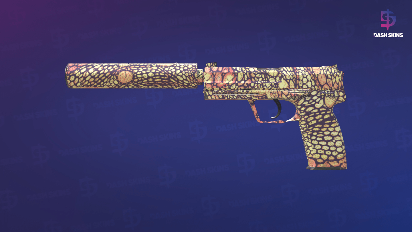 USP-S | Orange Anolis (Minimal Wear) Screenshot Playside