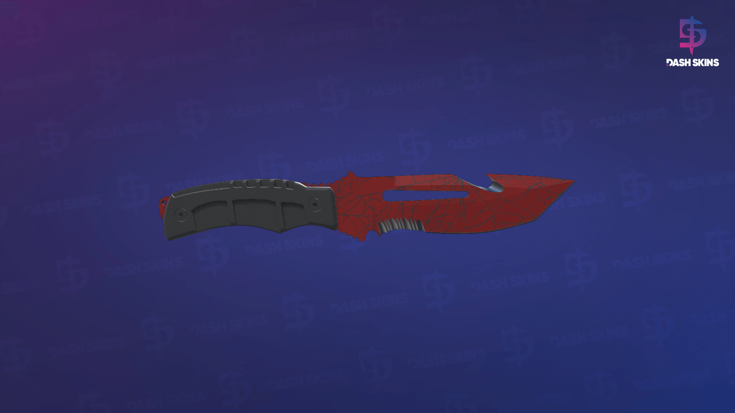 ★ Survival Knife | Crimson Web (Minimal Wear) Screenshot Playside