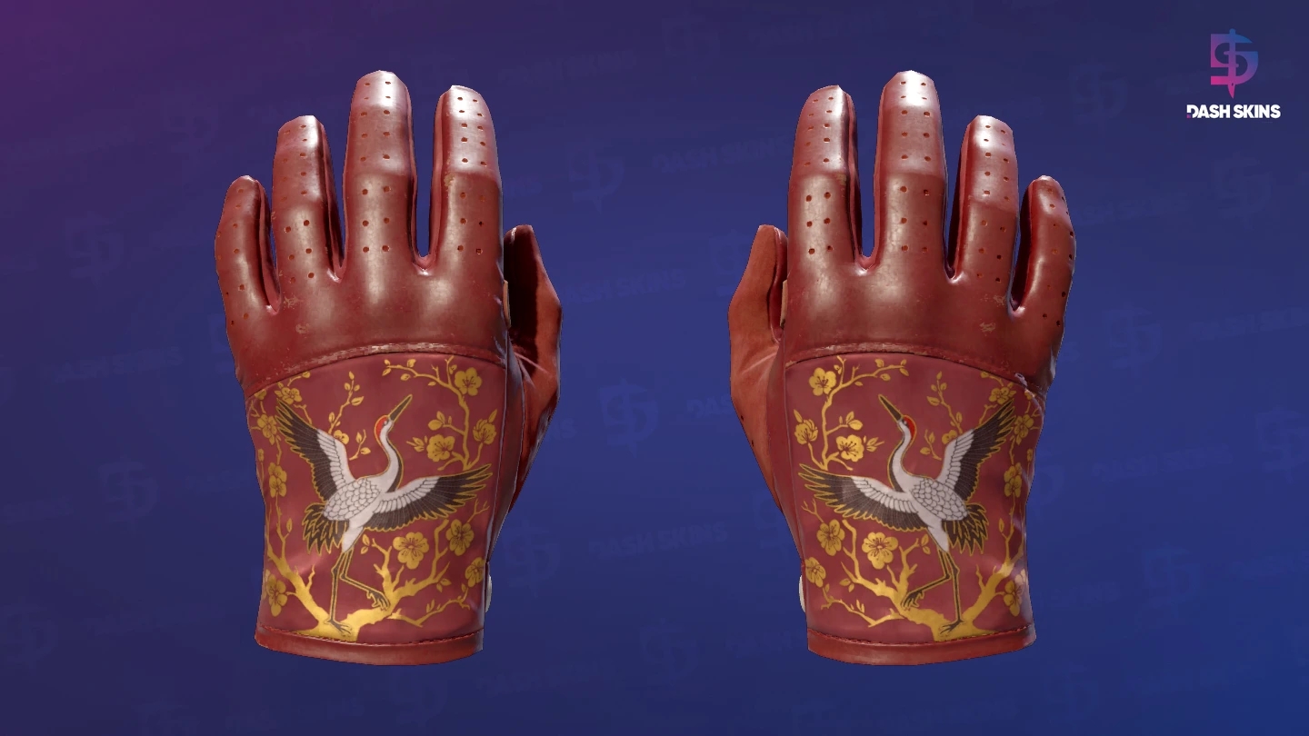 ★ Driver Gloves | Brocade Crane (Field-Tested) Screenshot Playside