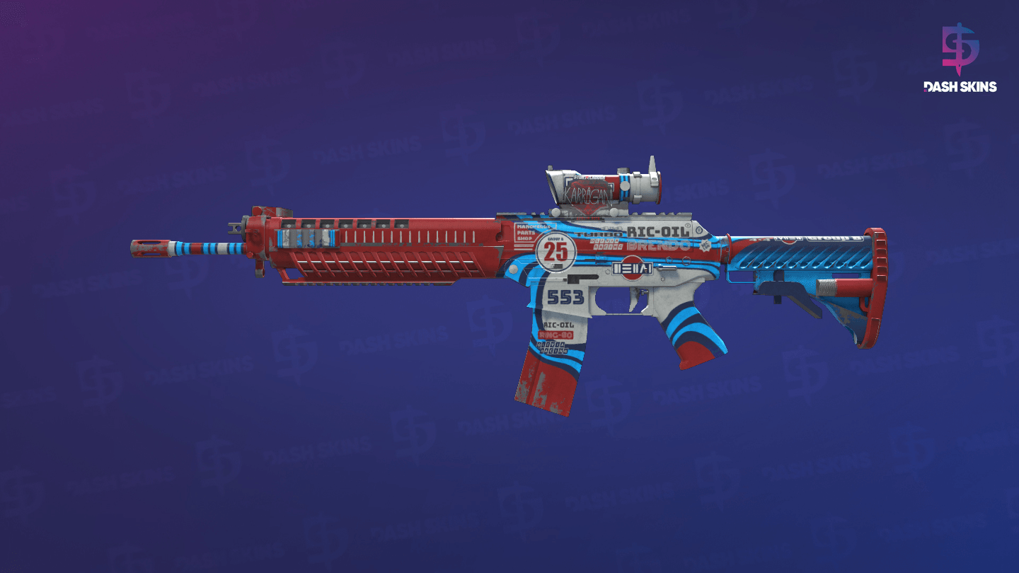 SG 553 | Integrale (Well-Worn) Screenshot Playside