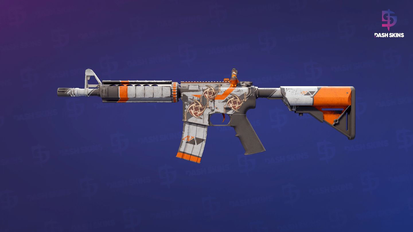 M4A4 | Asiimov (Battle-Scarred) Screenshot Playside