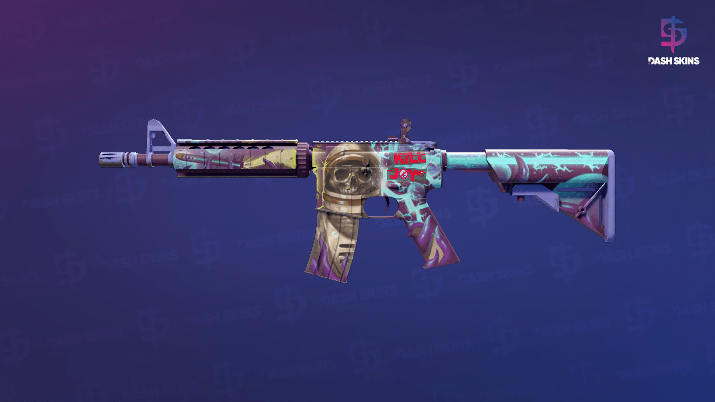 M4A4 | Desolate Space (Battle-Scarred) Screenshot Playside