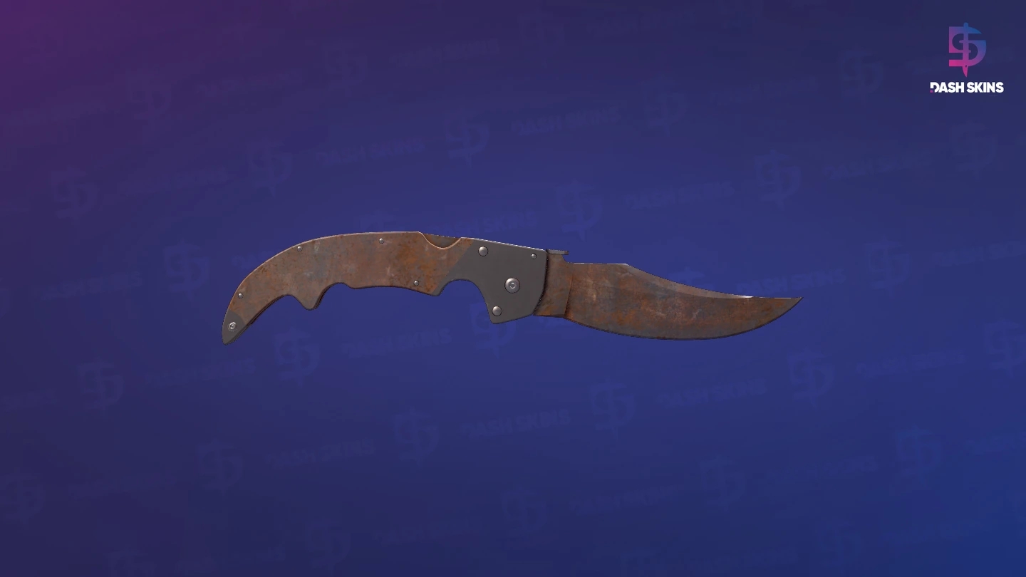 ★ Falchion Knife | Rust Coat (Battle-Scarred) Screenshot Playside