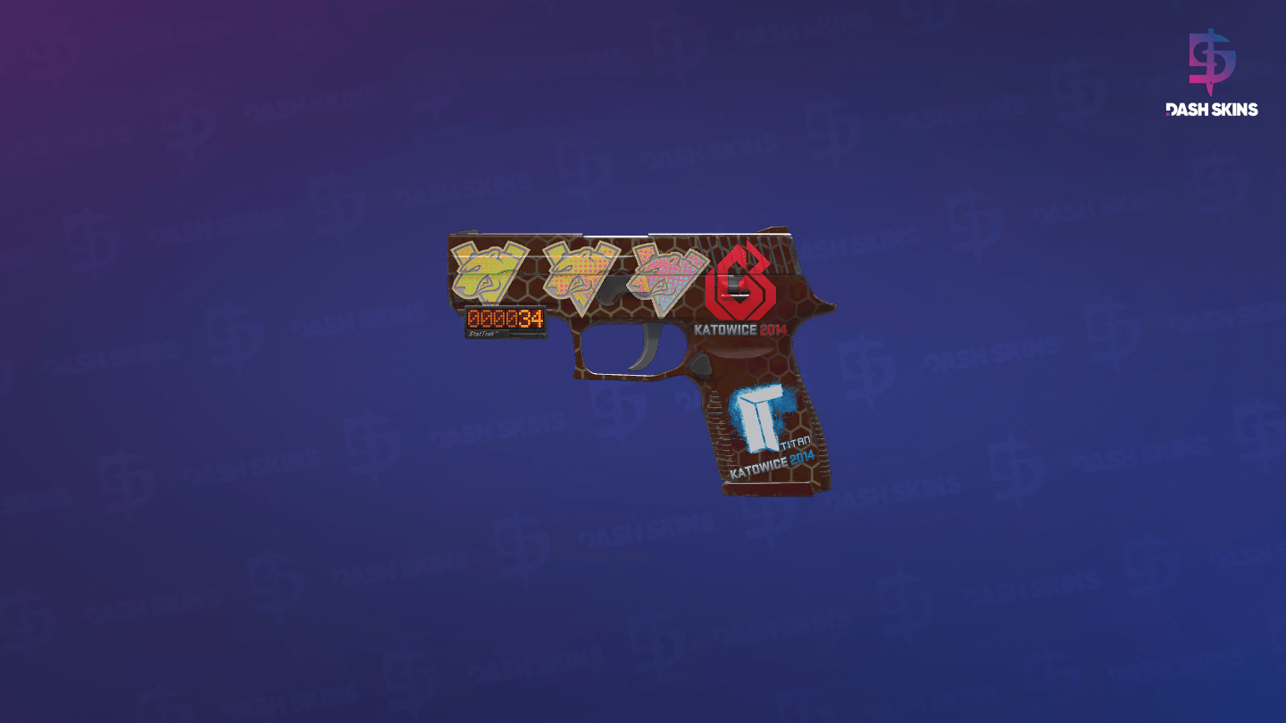 StatTrak™ P250 | Hive (Minimal Wear) Screenshot Playside