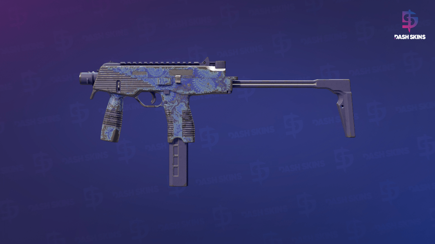 MP9 | Cobalt Paisley (Field-Tested) Screenshot Playside