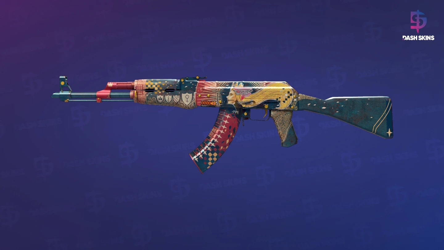 StatTrak™ AK-47 | The Empress (Battle-Scarred) Screenshot Playside