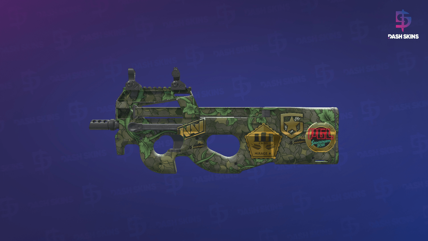 Souvenir P90 | Verdant Growth (Factory New) Screenshot Playside