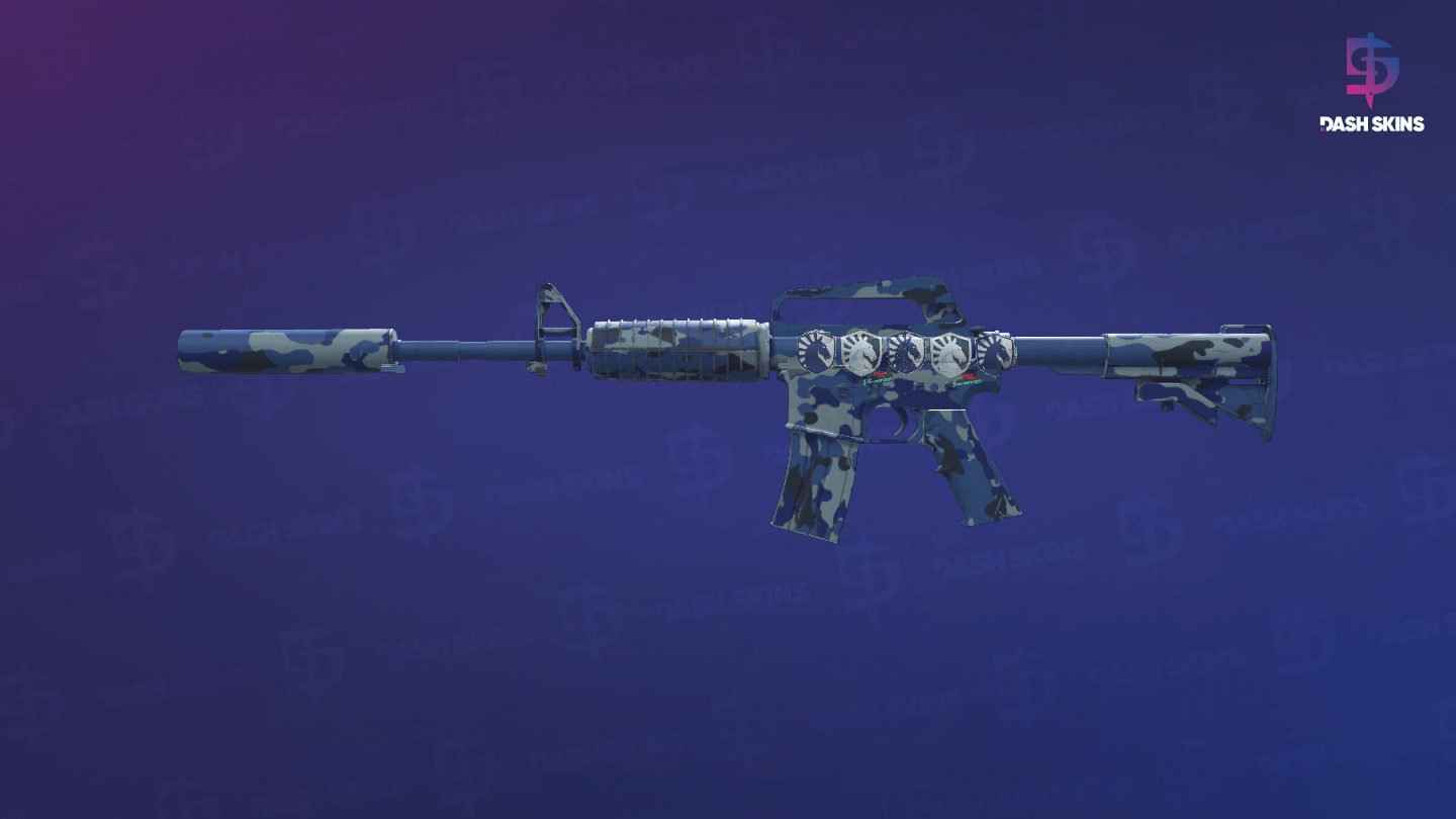 M4A1-S | Bright Water (Minimal Wear) Screenshot Playside