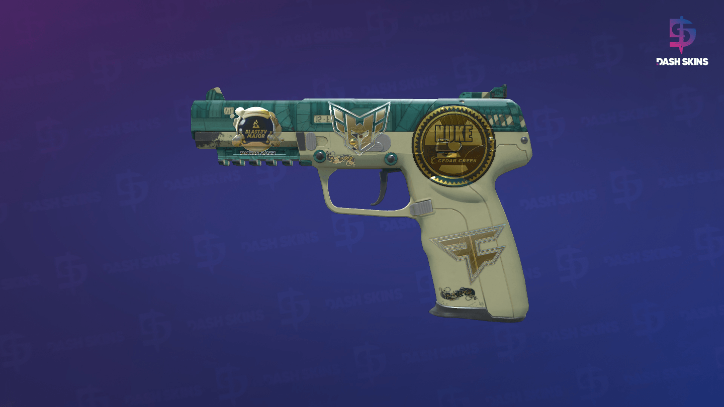 Souvenir Five-SeveN | Coolant (Factory New) Screenshot Playside
