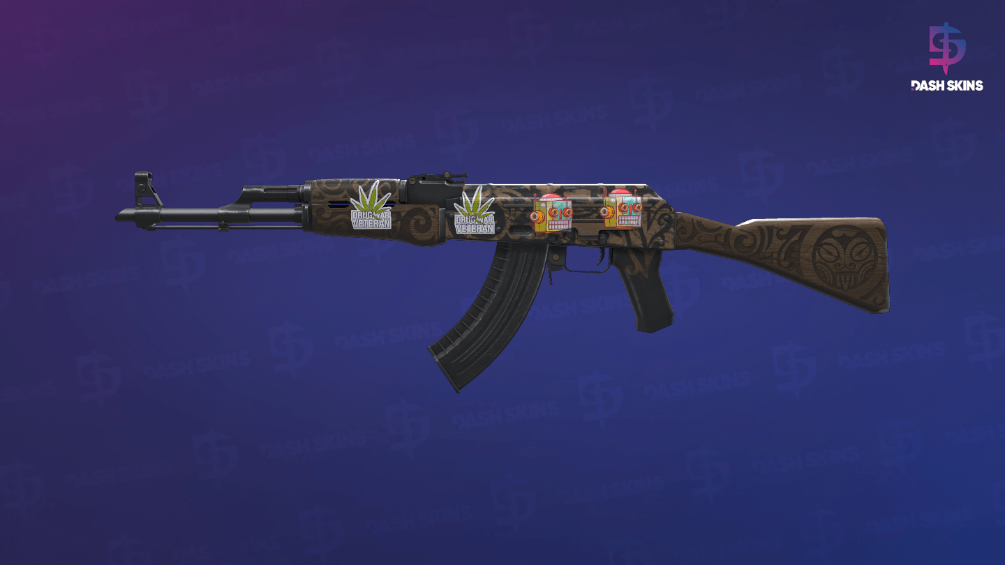 AK-47 | Uncharted (Minimal Wear) Screenshot Playside