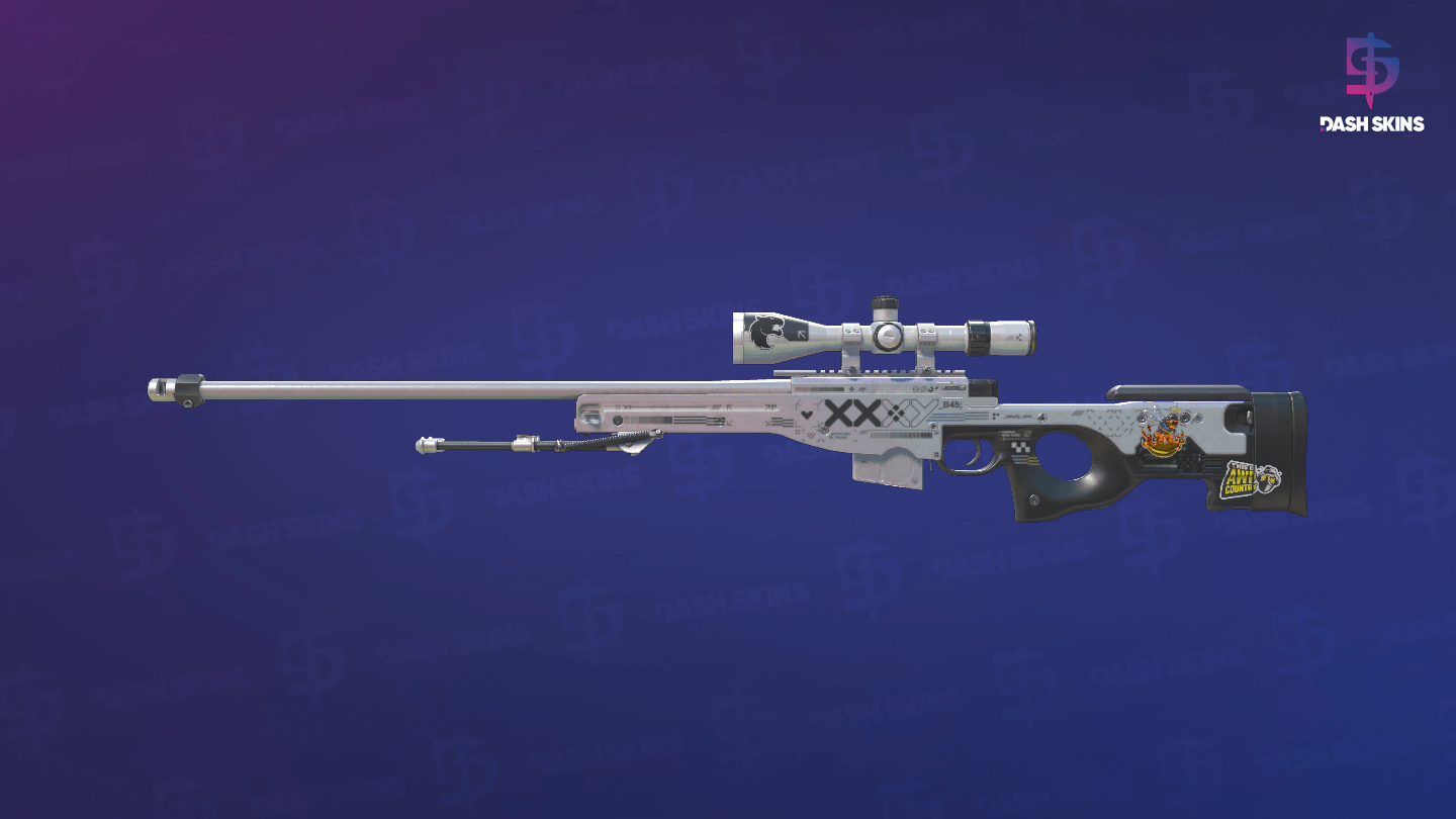 AWP | Printstream (Well-Worn) Screenshot Playside