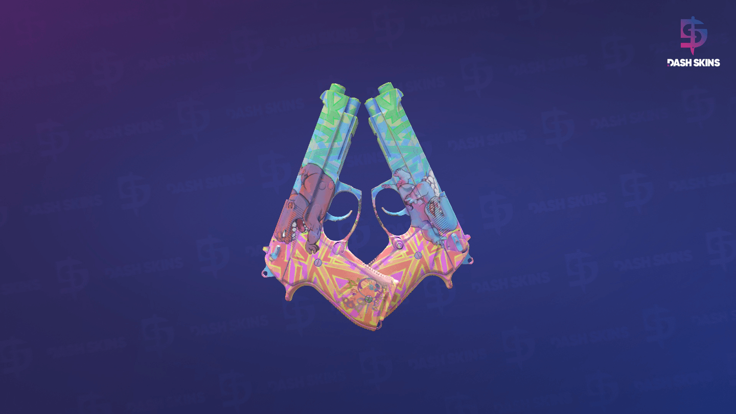Dual Berettas | Sweet Little Angels (Minimal Wear) Screenshot Playside