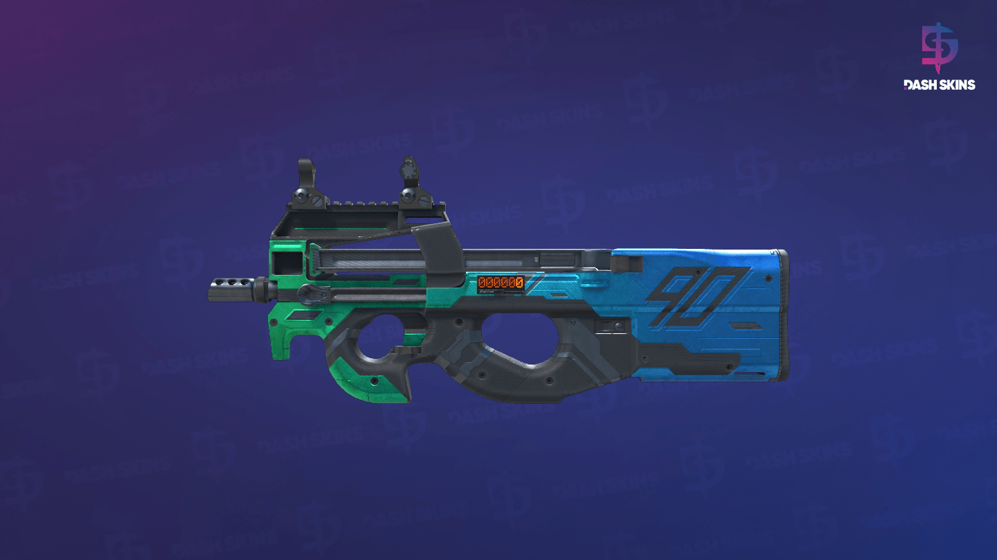 StatTrak™ P90 | Wave Breaker (Minimal Wear) Screenshot Playside