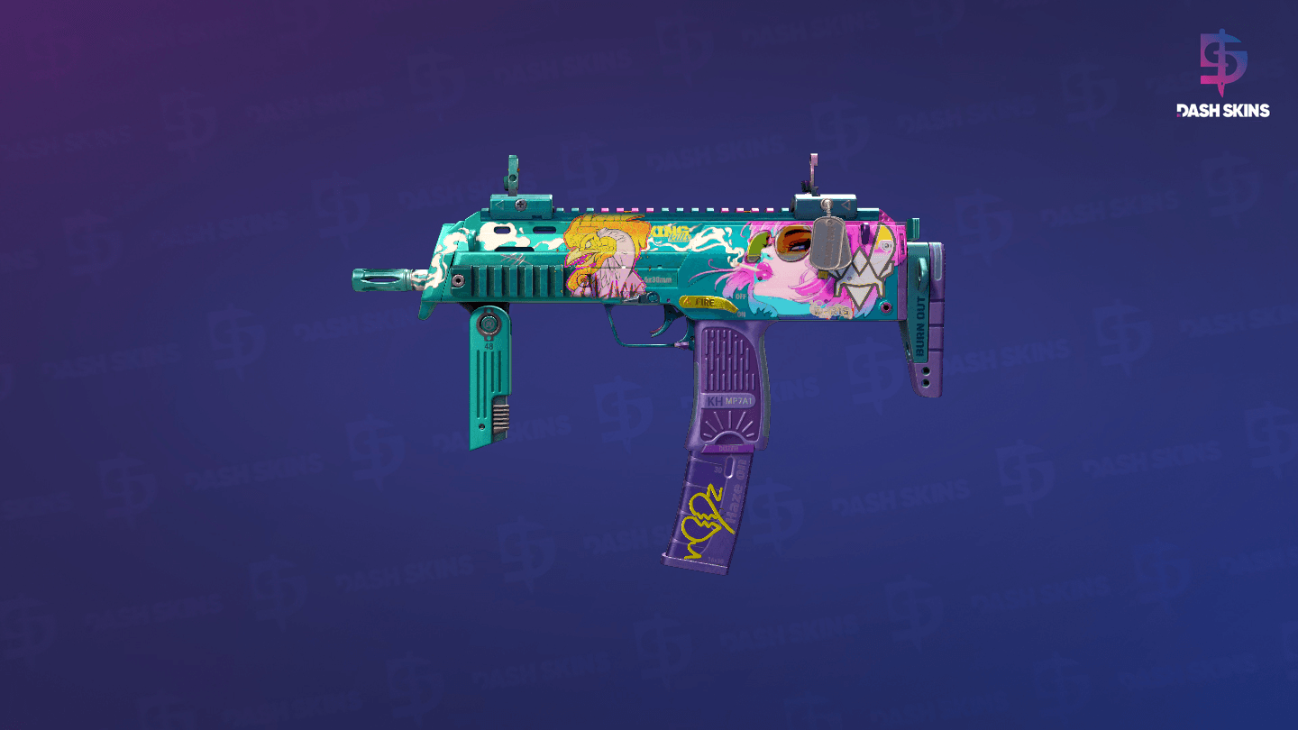 MP7 | Smoking Kills (Minimal Wear) Screenshot Playside