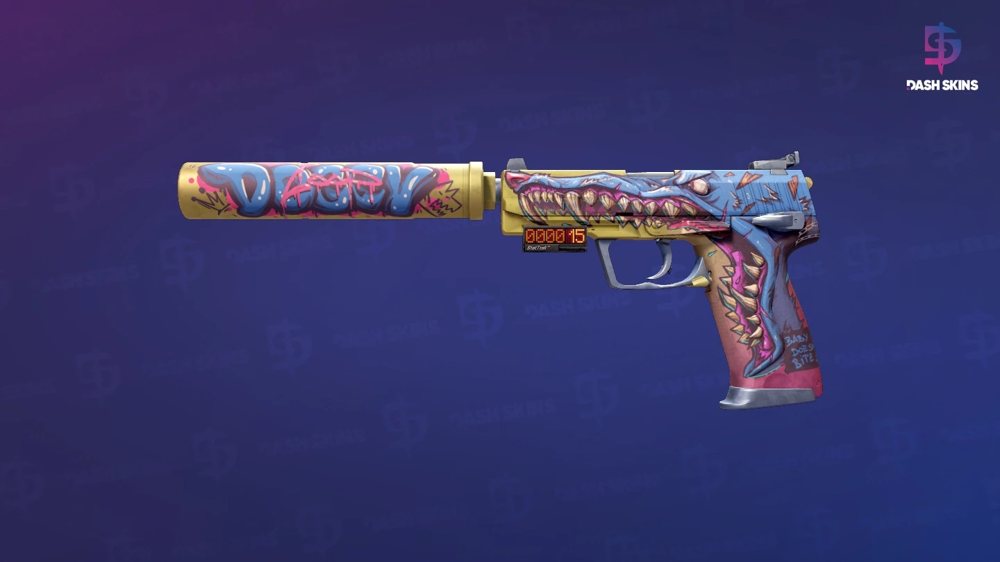 StatTrak™ USP-S | Jawbreaker (Minimal Wear) Screenshot Playside