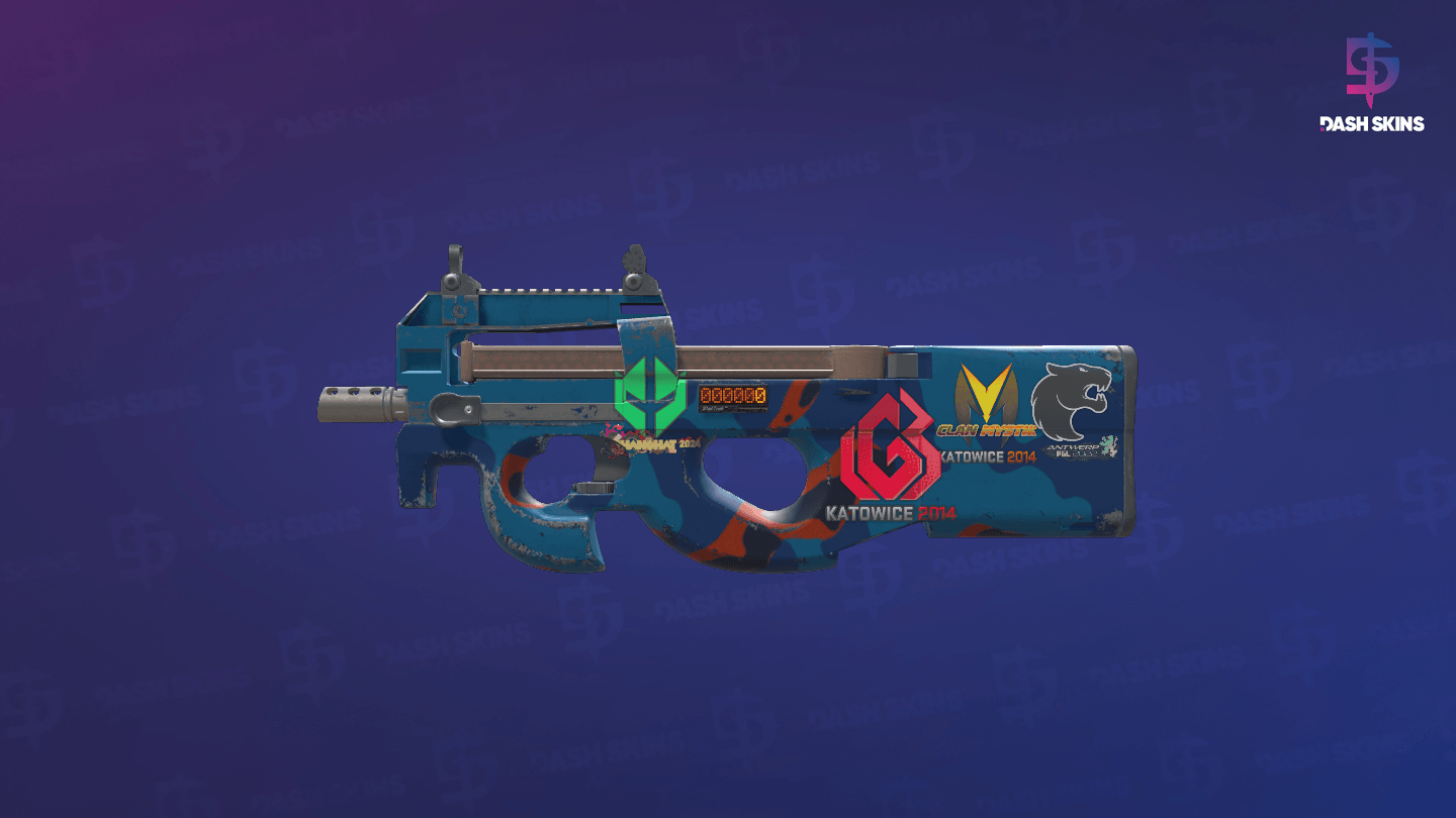 StatTrak™ P90 | Blind Spot (Minimal Wear) Screenshot Playside