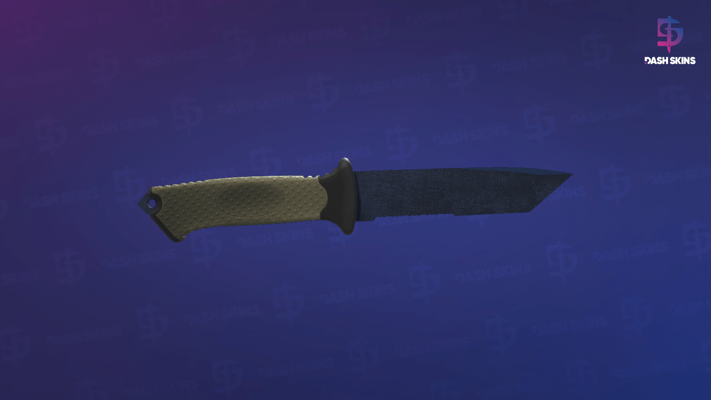 ★ Ursus Knife | Blue Steel (Battle-Scarred) Screenshot Playside