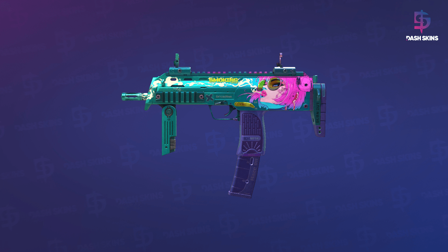 MP7 | Smoking Kills (Field-Tested) Screenshot Playside