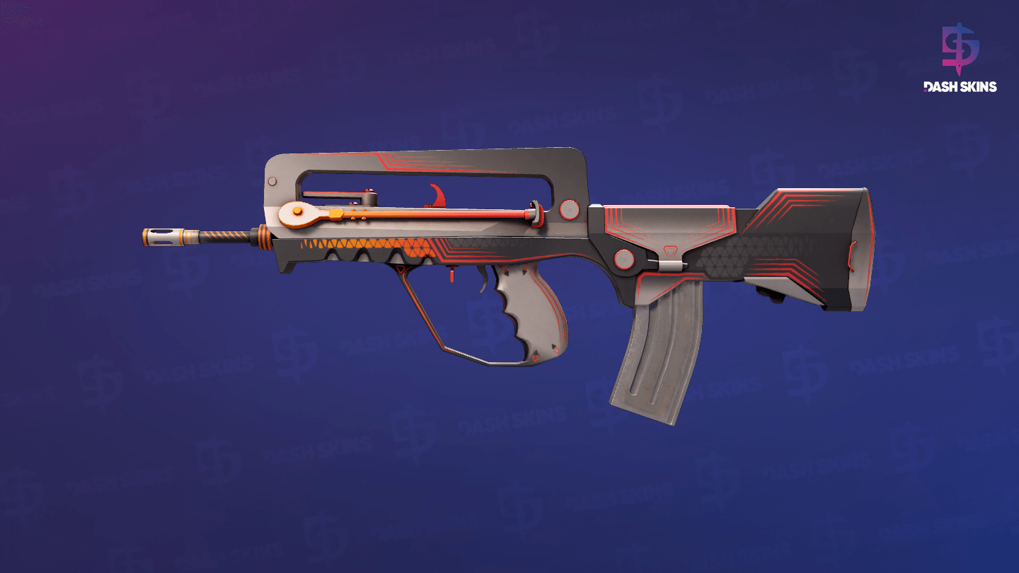 FAMAS | Valence (Minimal Wear) Screenshot Playside