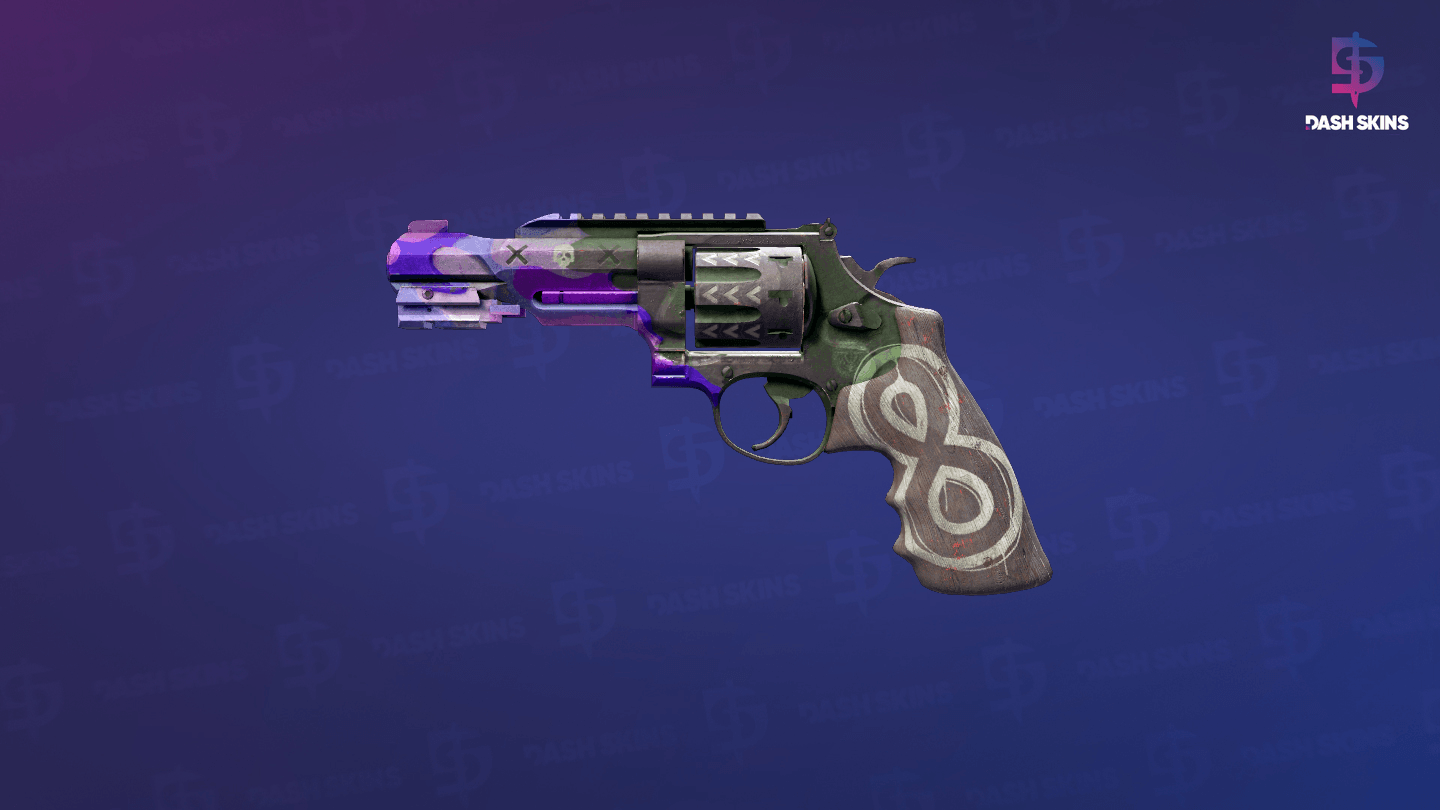 R8 Revolver | Crazy 8 (Battle-Scarred) Screenshot Playside