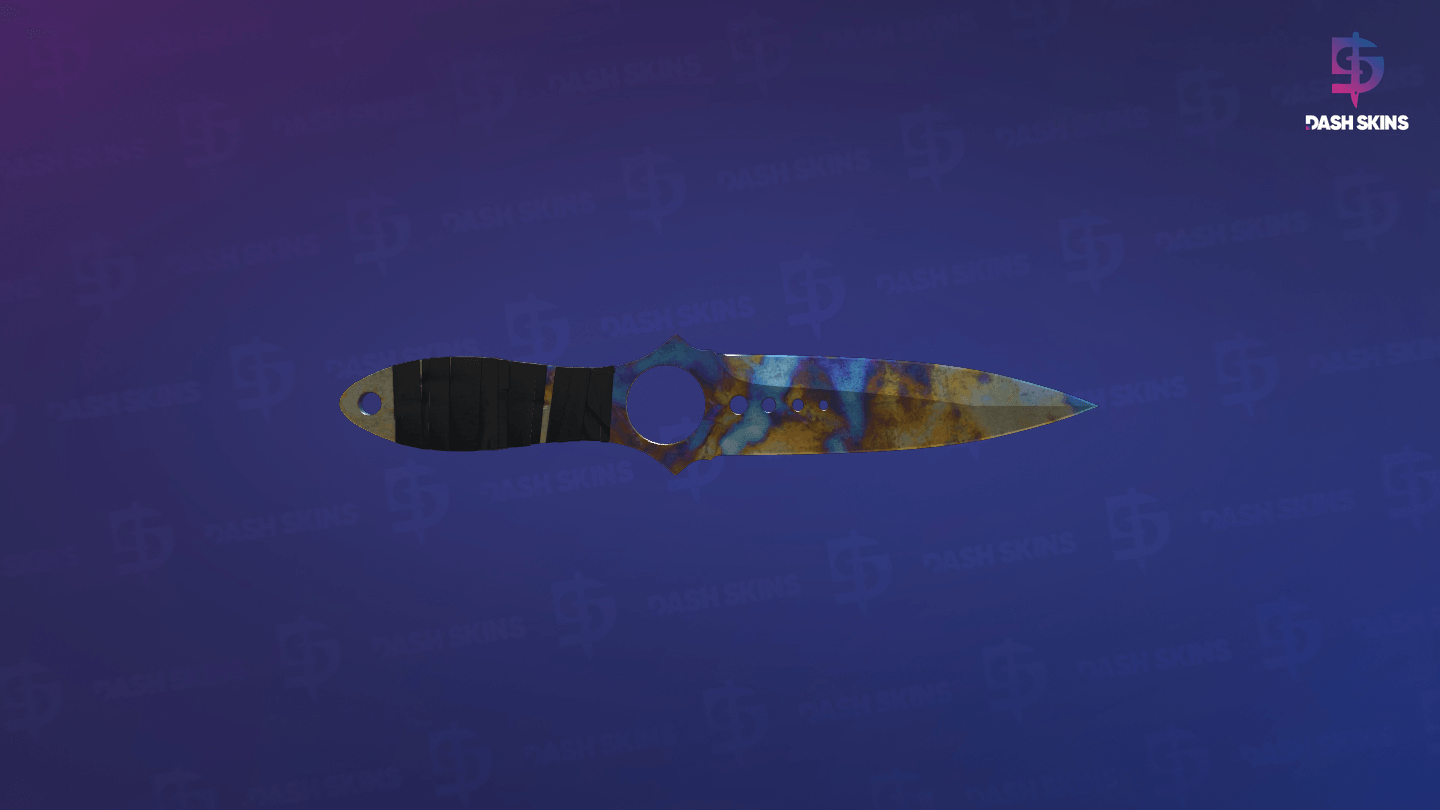 ★ Skeleton Knife | Case Hardened (Well-Worn) Screenshot Playside