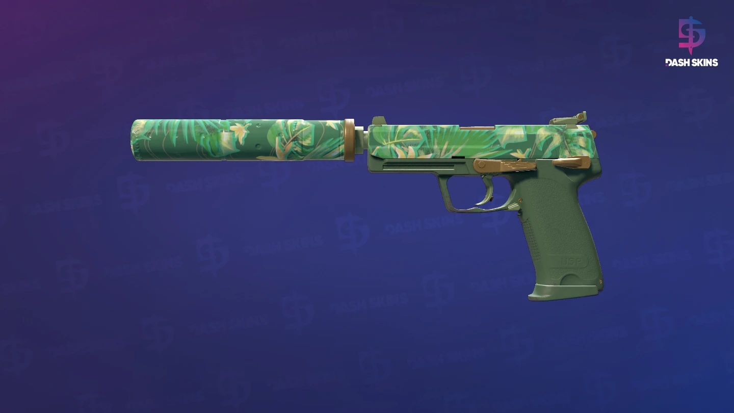 USP-S | Tropical Breeze (Minimal Wear) Screenshot Playside