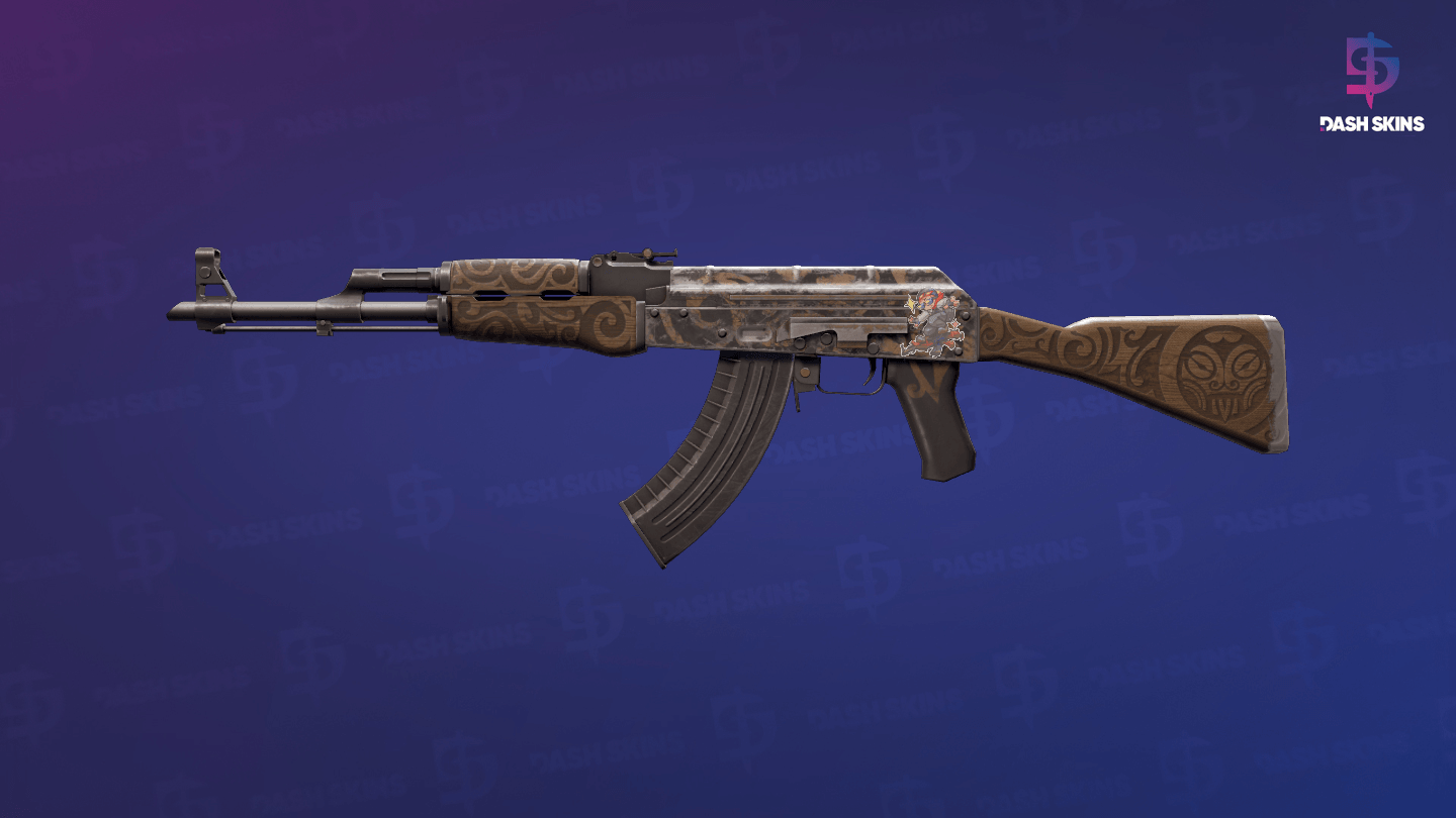 AK-47 | Uncharted (Battle-Scarred) Screenshot Playside