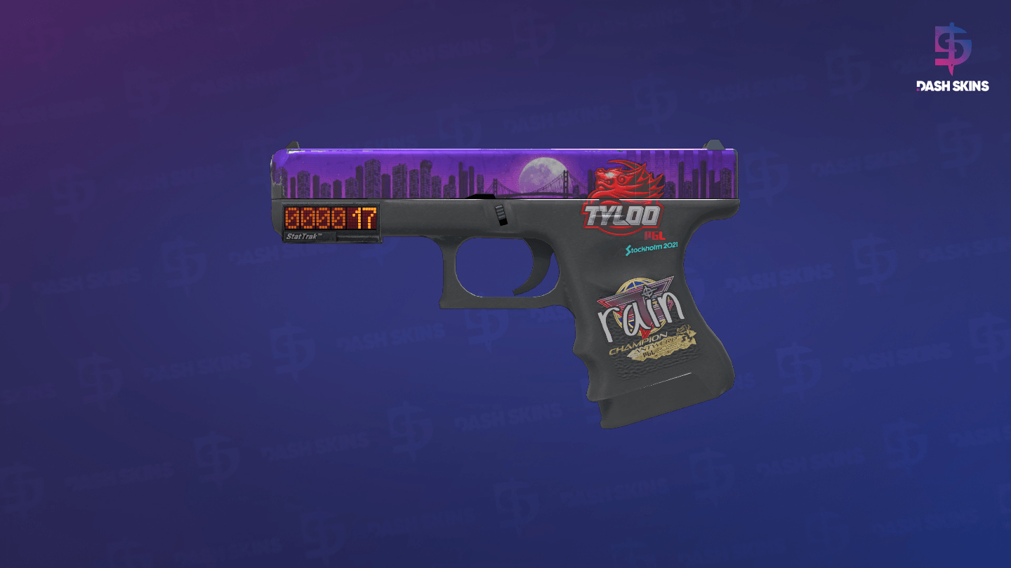 StatTrak™ Glock-18 | Moonrise (Field-Tested) Screenshot Playside