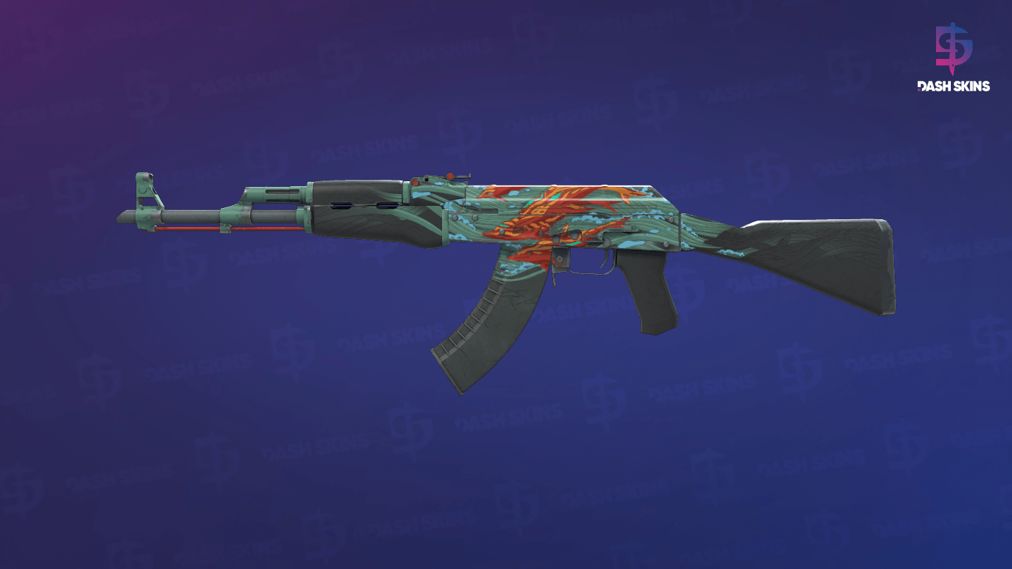 AK-47 | Aquamarine Revenge (Field-Tested) Screenshot Playside