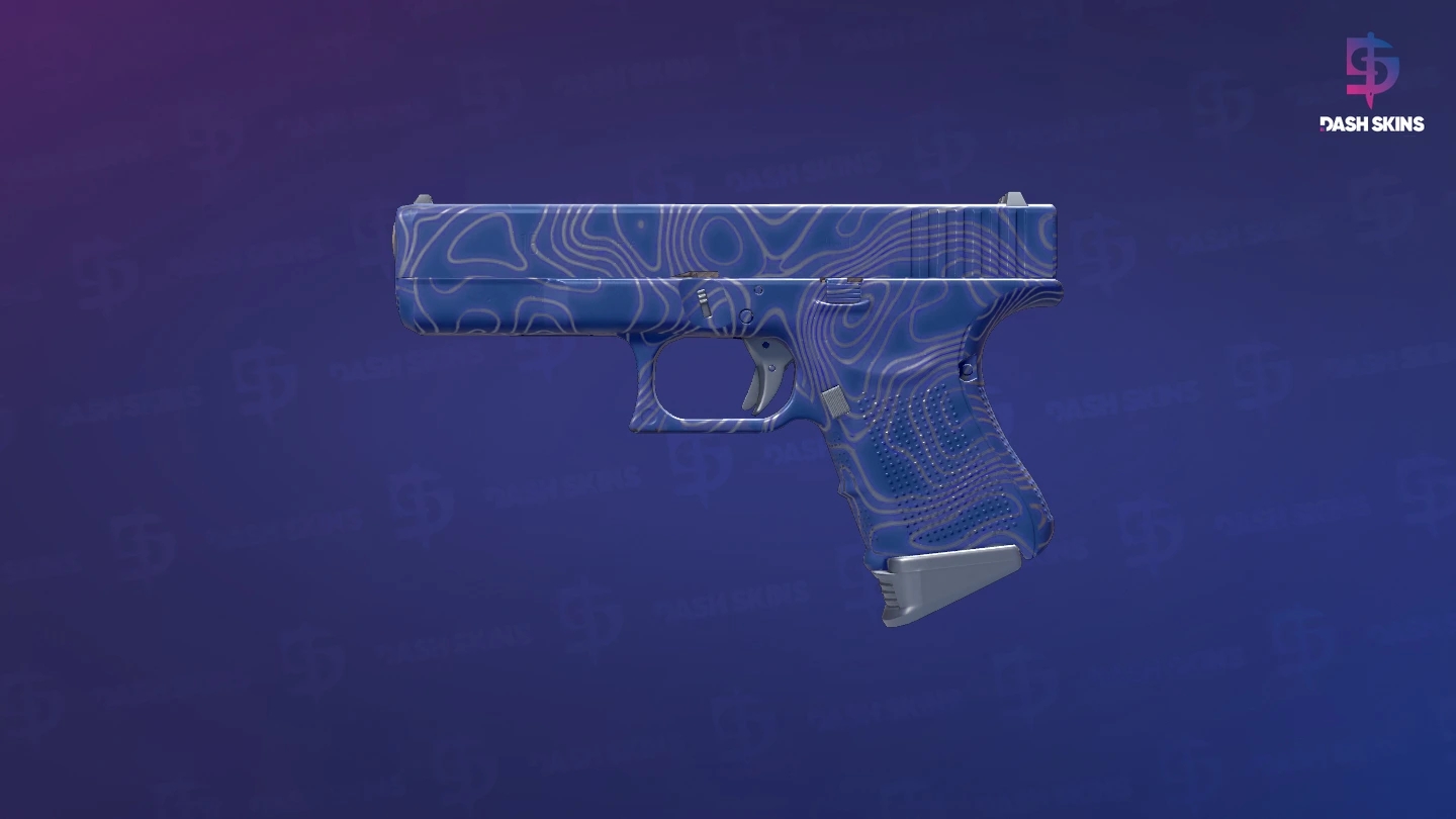 Glock-18 | Ocean Topo (Factory New) Screenshot Playside