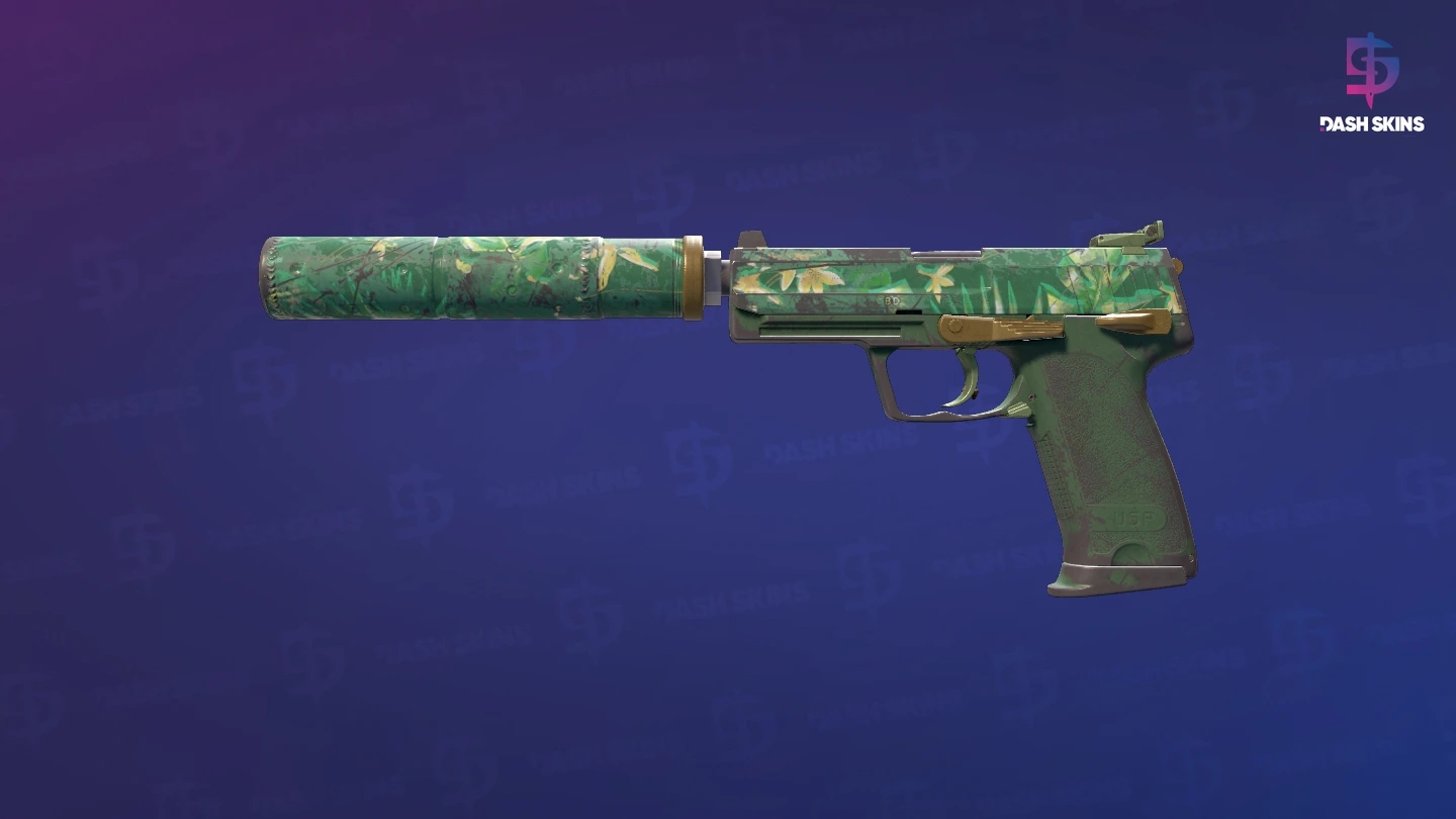 USP-S | Tropical Breeze (Well-Worn) Screenshot Playside