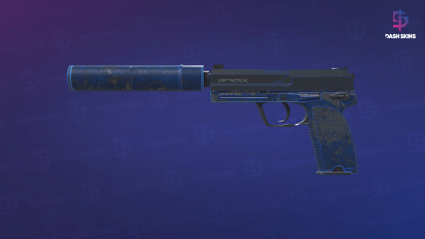 USP-S | Blueprint (Battle-Scarred) Screenshot Playside