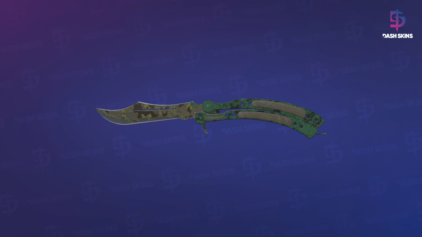 ★ Butterfly Knife | Boreal Forest (Battle-Scarred) Screenshot Playside