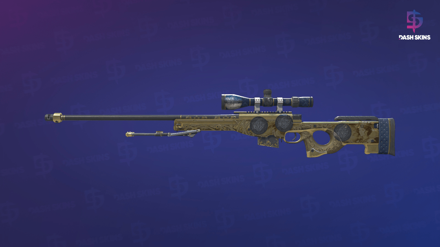 AWP | Queen's Gambit (Well-Worn) Screenshot Playside