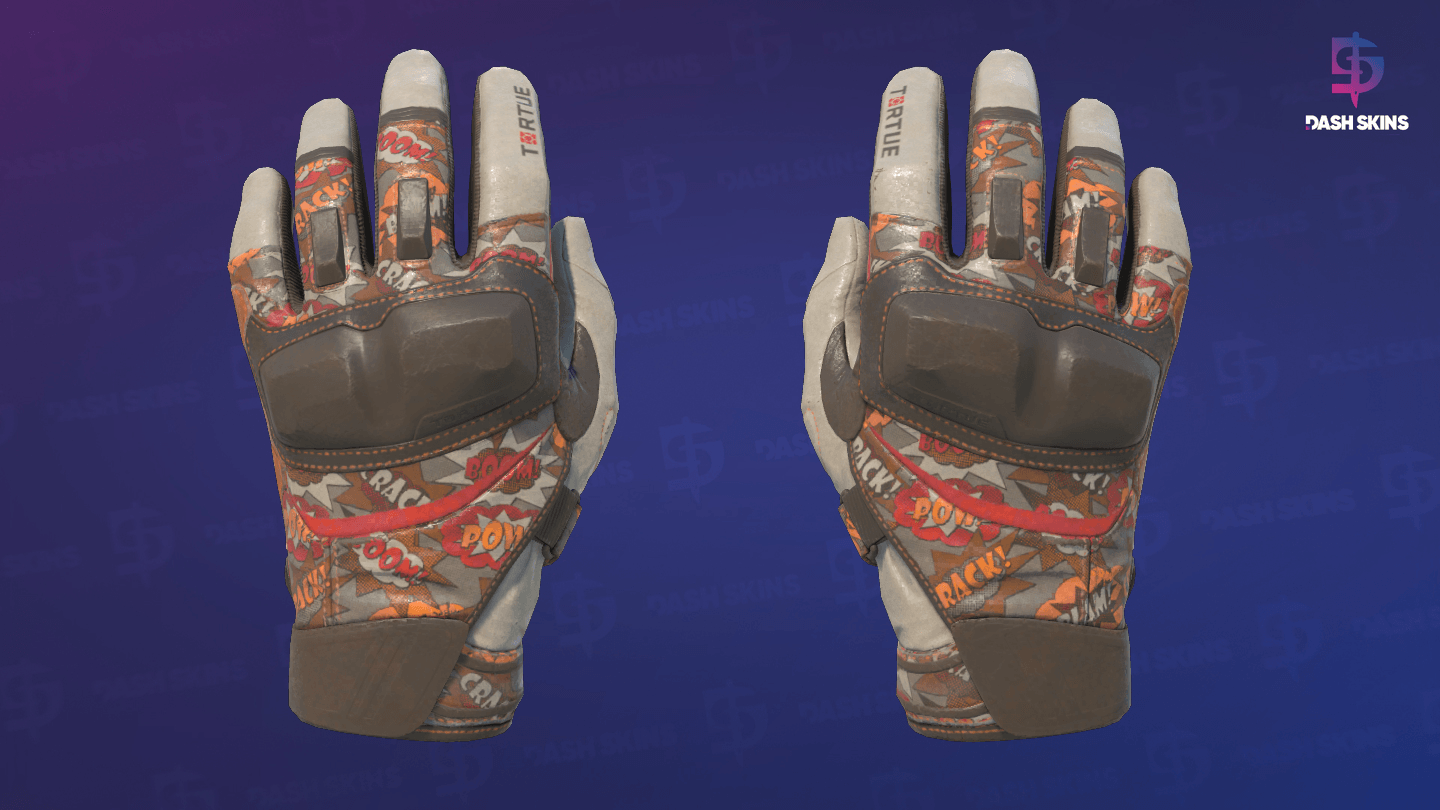 ★ Moto Gloves | POW! (Field-Tested) Screenshot Playside