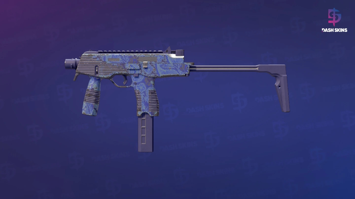 MP9 | Cobalt Paisley (Field-Tested) Screenshot Playside