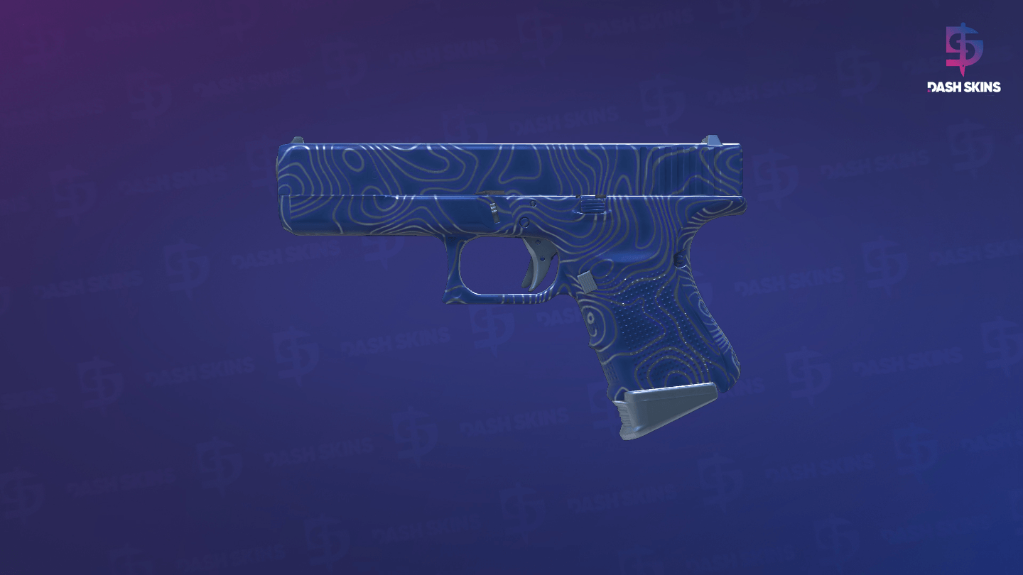 Glock-18 | Ocean Topo (Factory New) Screenshot Playside