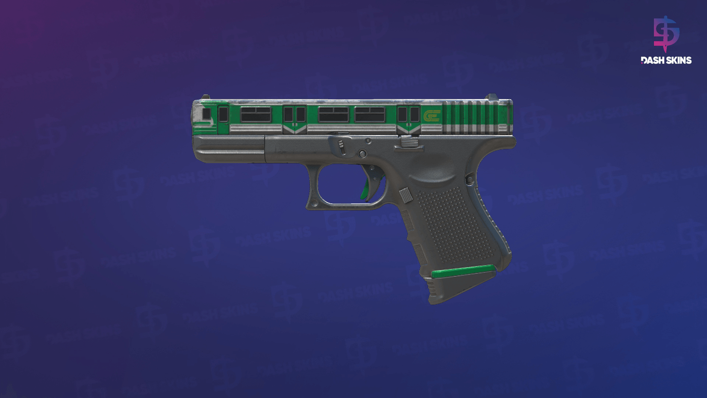 Glock-18 | Green Line (Minimal Wear) Screenshot Playside