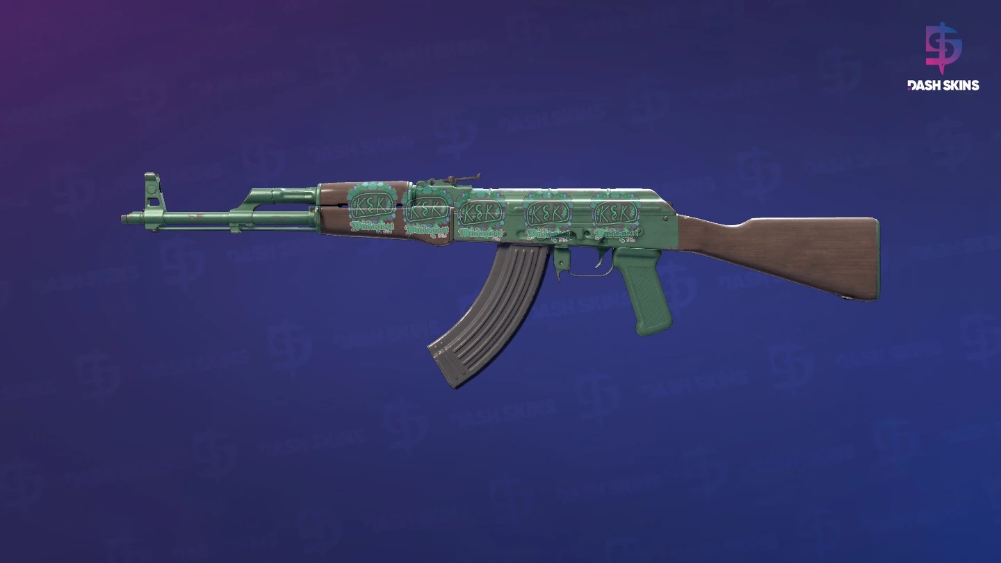 AK-47 | Wintergreen (Field-Tested) Screenshot Playside