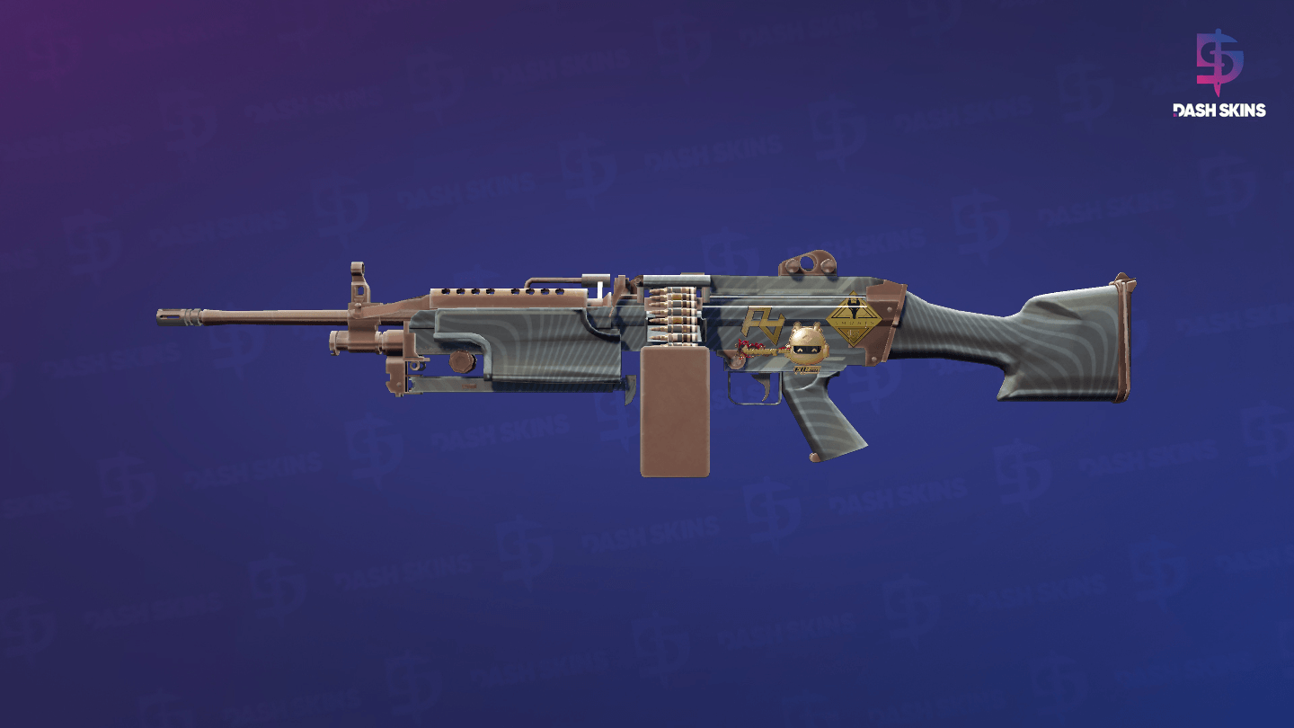 Souvenir M249 | Submerged (Minimal Wear) Screenshot Playside