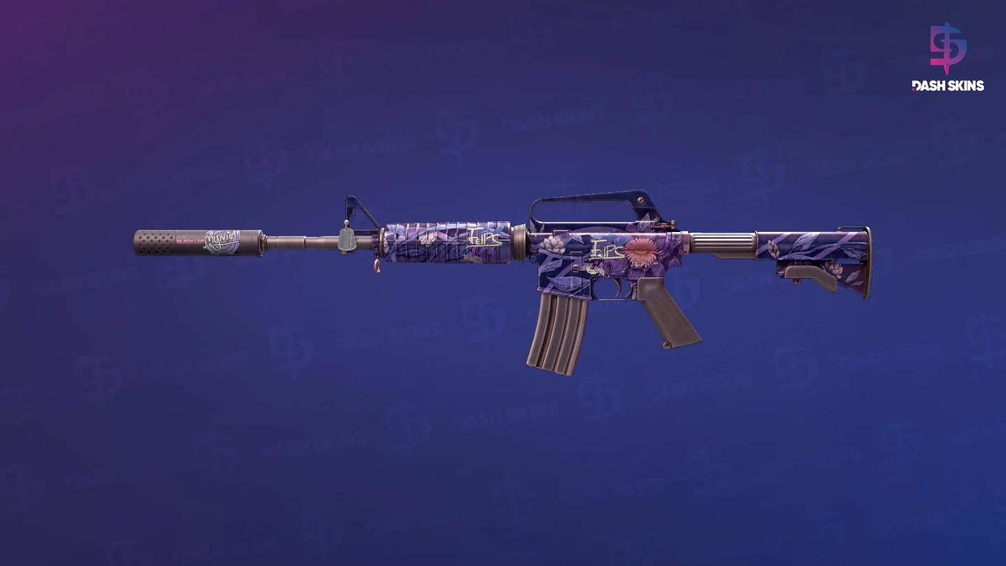 M4A1-S | Black Lotus (Well-Worn) Screenshot Playside
