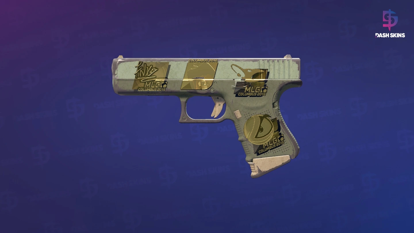 Souvenir Glock-18 | Groundwater (Battle-Scarred) Screenshot Playside