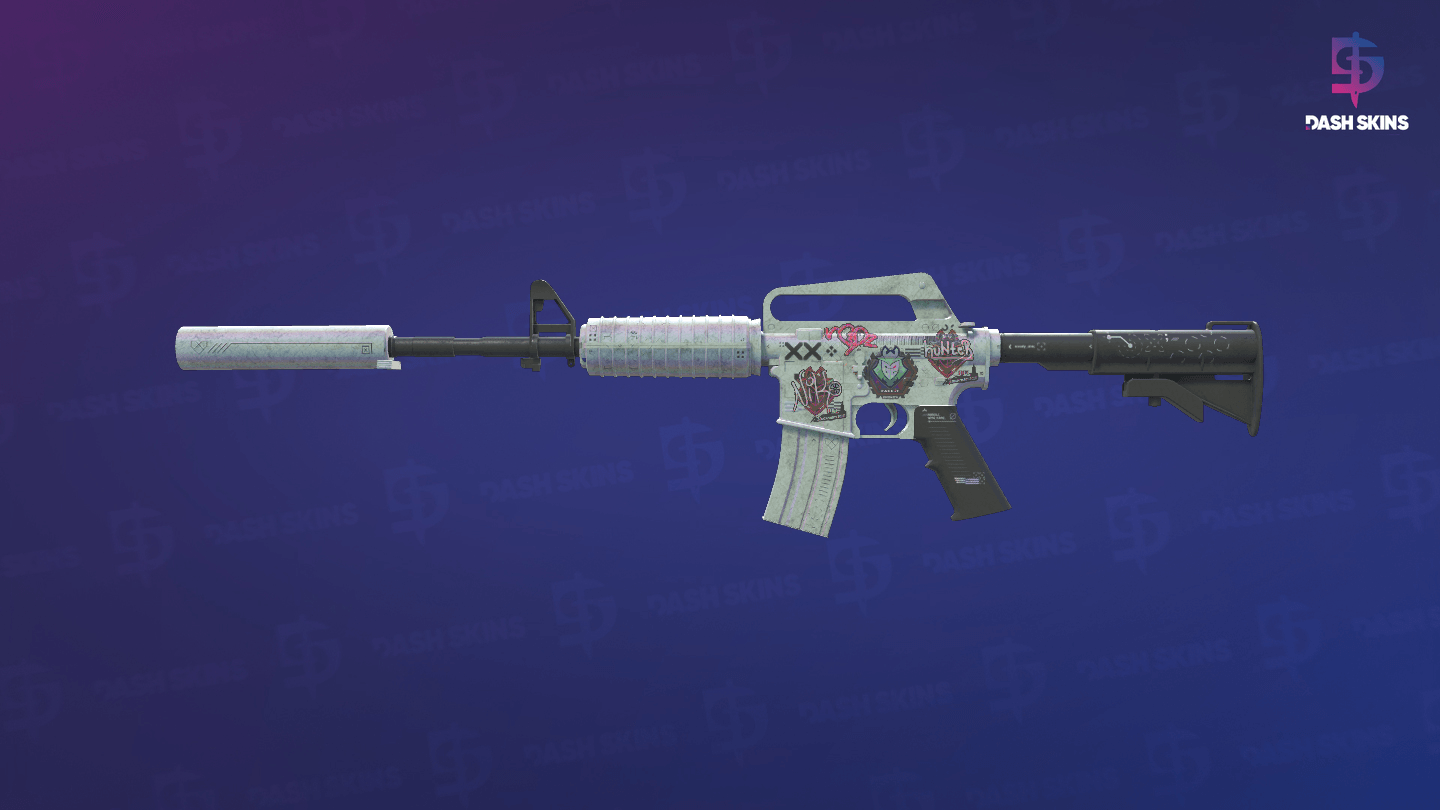 M4A1-S | Printstream (Battle-Scarred) Screenshot Playside