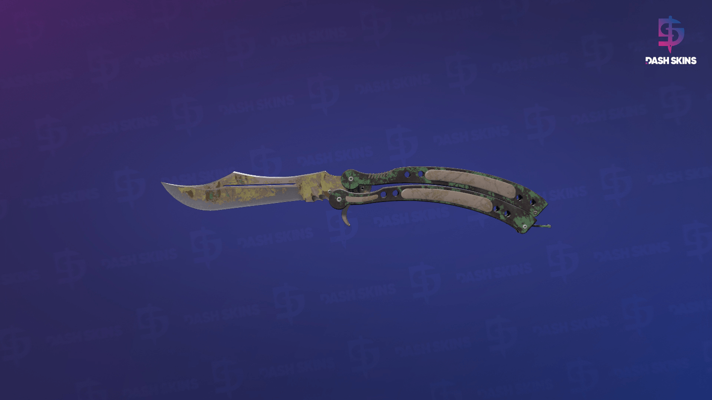 ★ Butterfly Knife | Boreal Forest (Battle-Scarred) Screenshot Playside