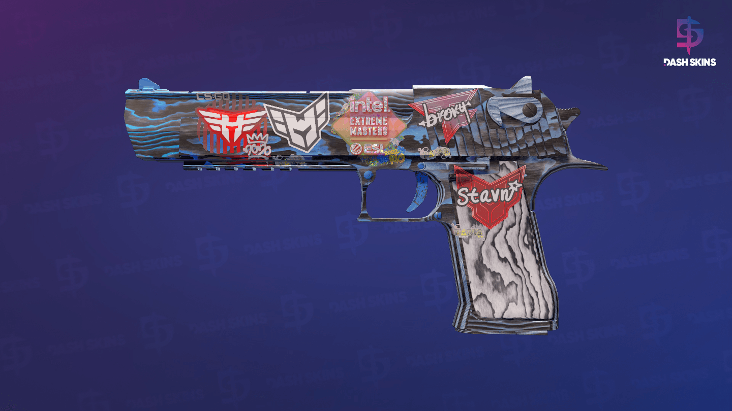 Desert Eagle | Blue Ply (Minimal Wear) Screenshot Playside